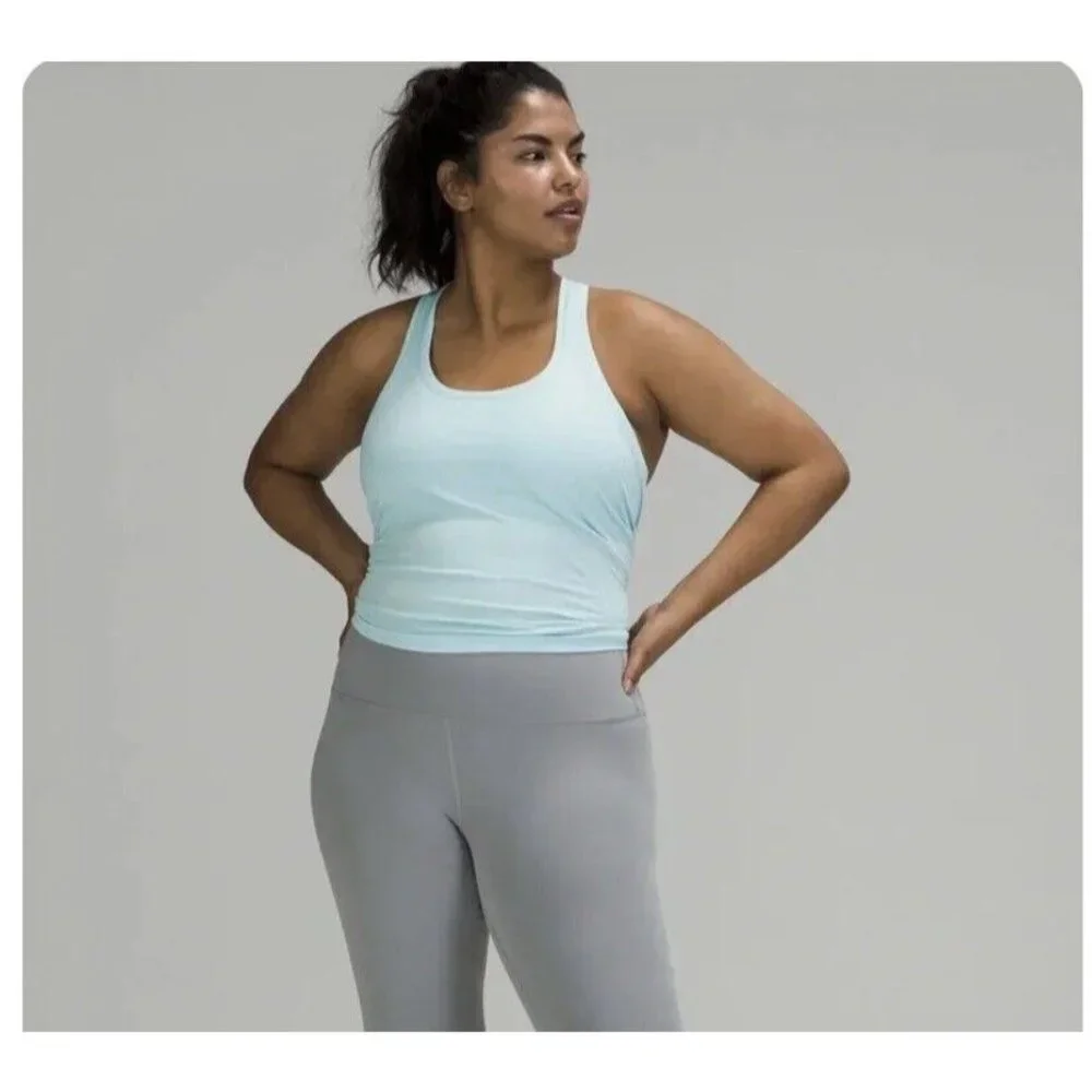 Lululemon Swiftly Tech RB Tank 2.0 Icing Blue Size 20 NWT - Picture 1 of 7